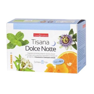 Naturplus Tisana Dolce Notte 20 filtri, integratore per il sonno