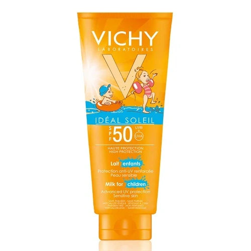 Vichy Ideal Soleil Latte BB 50 300 ml, protezione solare per bambini