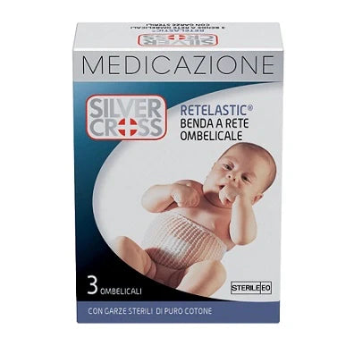 Silvercross Bende Retelastic Ombelicali, Dispositivo medico, 3 bende a rete
