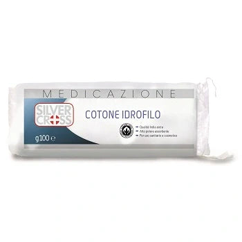 Comifar Distribuzione Cotone Idrofilo Silvercross 100g Dispositivo medico