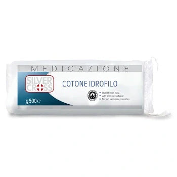 Comifar Cotone Idrofilo Silvercross 500g Dispositivo medico