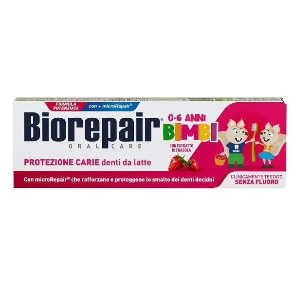 Coswell Biorepair Kids 0-6 Dentifricio, 75 ml, Dentifrici per bambini