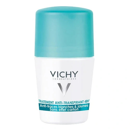 Vichy Deodorante Anti Tracce Roll-On 50 ml, deodoranti, cura personale