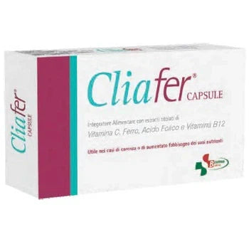 Budetta Farma Cliafer integratore di ferro 40 capsule Integratori