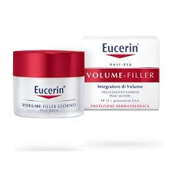 Eucerin Hyaluron Filler Volume Giorno 50 ml, cosmetico antirughe per pelle secca