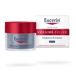 Eucerin Hyal Filler Volume Notte 50 ml, cosmetico antirughe