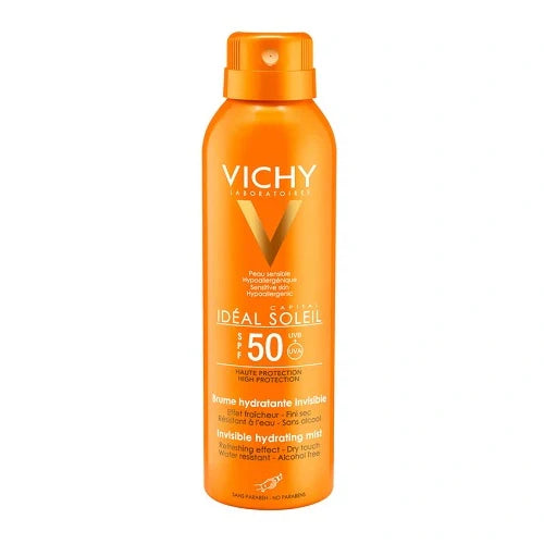 Vichy Ideal Soleil Spray Invisible 50, 200 ml, protezione solare