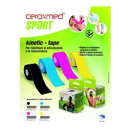 Nova Argentia Cerotto Kinetic Tape Blu 1 Pezzo Dispositivo Medico