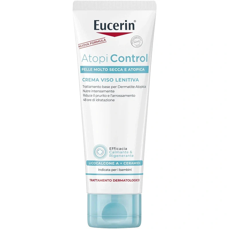 Eucerin Atopicontrol Viso 50ml, cosmetico per pelle atopica