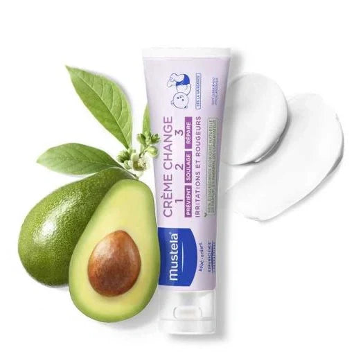 Mustela Pasta Cambio 123 100 ml, crema protettiva per bambini, cosmetici