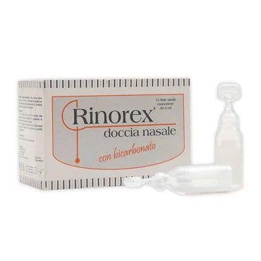 Stewart Italia Rinorex Doccia Nasale Bicarbonato 15 Fiale 5 ml Dispositivo medico