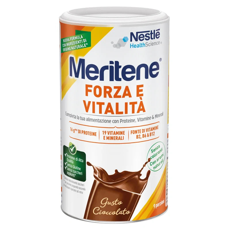 Nestlé Meritene Forza e Vitalità Gusto Cioccolato 270g Integratori