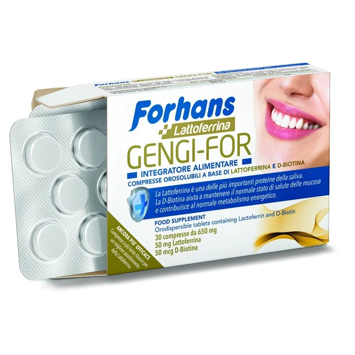 Forhans Gengi-For 30 compresse, integratore per cavo orale