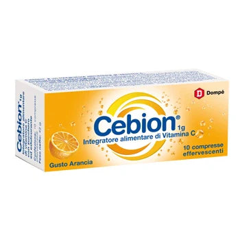 Procter & Gamble Cebion Effervescente Vitamina C Arancia 10 Compresse Integratori
