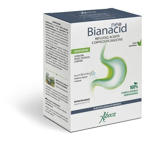 Aboca Neobianacid 20 bustine per reflusso, Dispositivo medico
