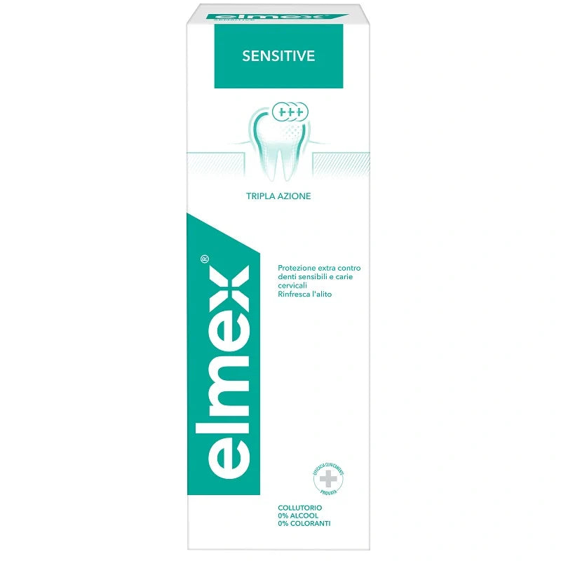Colgate-Palmolive Elmex Sensitive Collutorio 400 ml, igiene orale