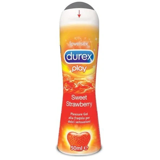 Durex Fragola Gel Lubrificante 50 ml, lubrificante intimo