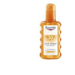 Eucerin Sun Spray Trasparente 200 ml, protezione solare, cosmetici
