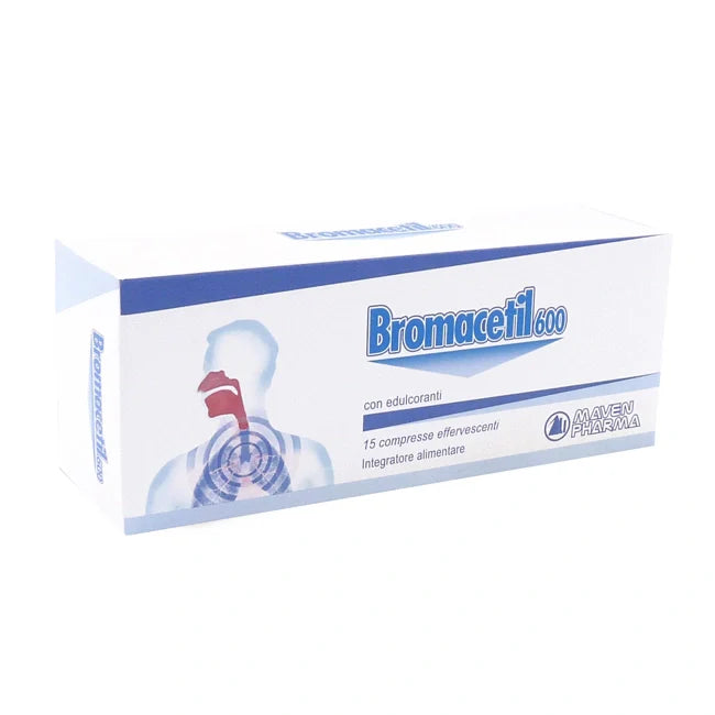 Maven Pharma Bromacetil 600 15 compresse effervescenti Integratori