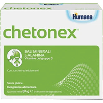 Humana ChetoneX 14 bustine Integratore Energetico