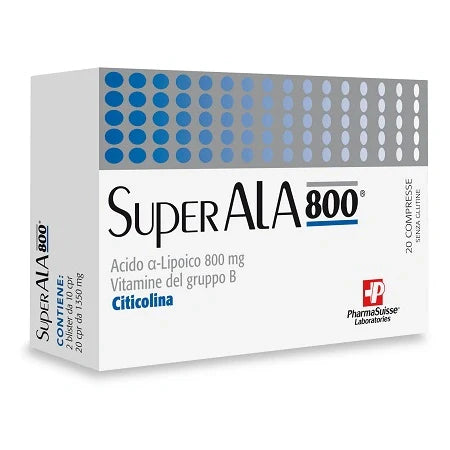 Pharmasuisse SuperALA 800 Integratore 20 Compresse, Integratori