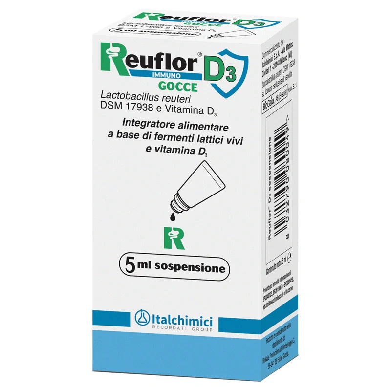 Italchimici Reuflor D3 Gocce 5 ml Integratori