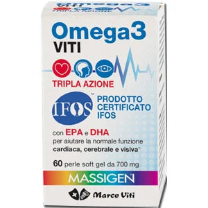 Marco Viti Omega 3 Viti Tripla Azione 60 perle Integratori