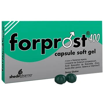 Shedir Forprost 400 - 15 capsule molli, integratore per prostata