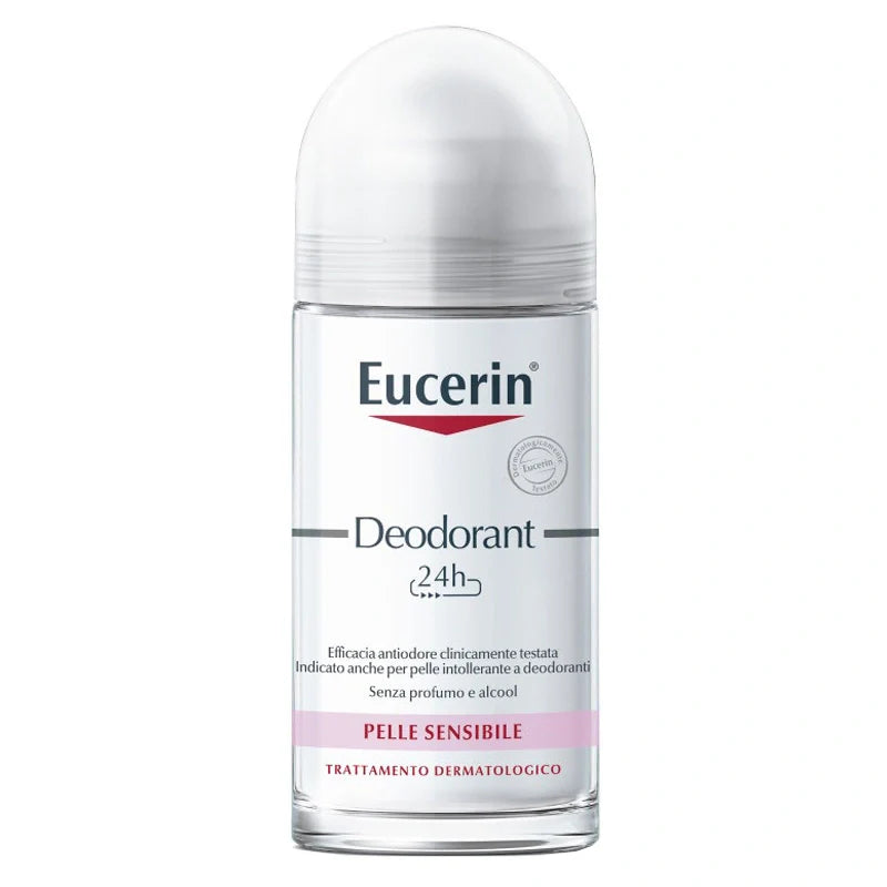 Eucerin Deodorante Roll-On Pelli Sensibili 50 ml, Deodoranti