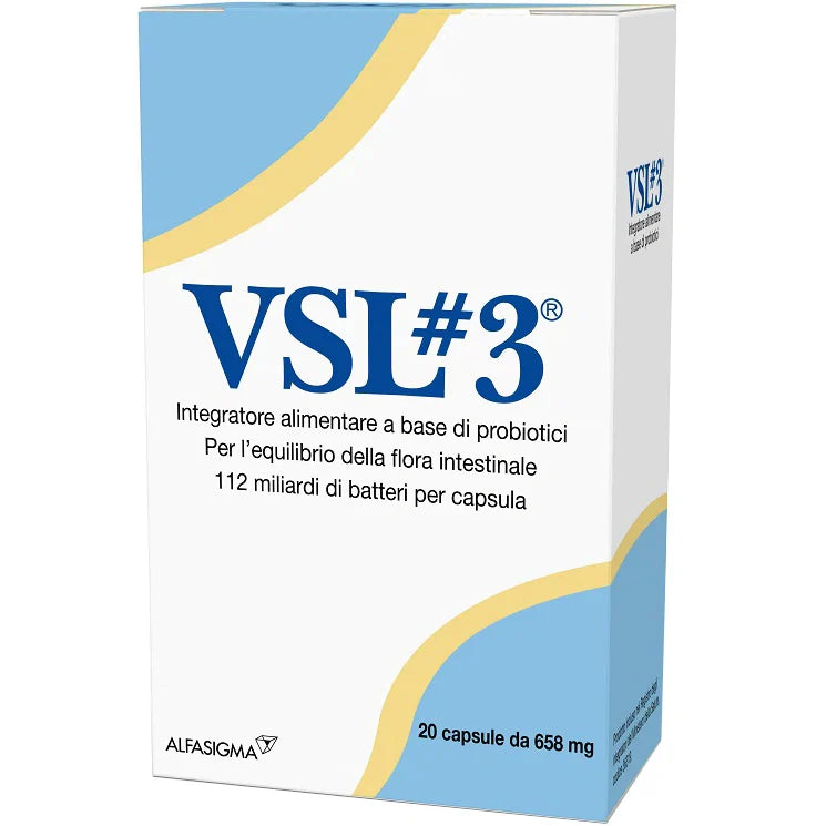 Actial Farmaceutica VSL3 Fermenti Lattici 20 Capsule Integratori