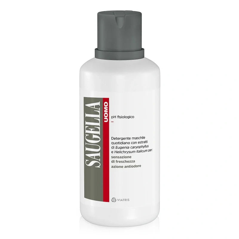 Meda Pharma Saugella Uomo pH Fisiologico 500 ml Detergente Intimo