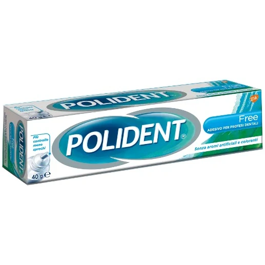 Haleon Polident Free Adesivo per Protesi Dentaria 40g Dispositivo Medico