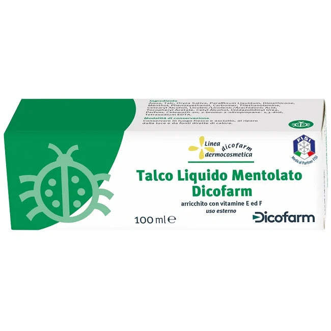 Dicofarm Talco Liquido Mentolato 100 ml Parafarmaco