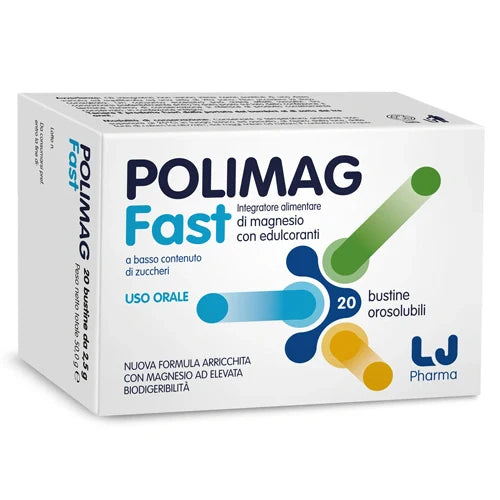 Farmitalia Polimag Fast 20 Bustine Orosolubili Integratori