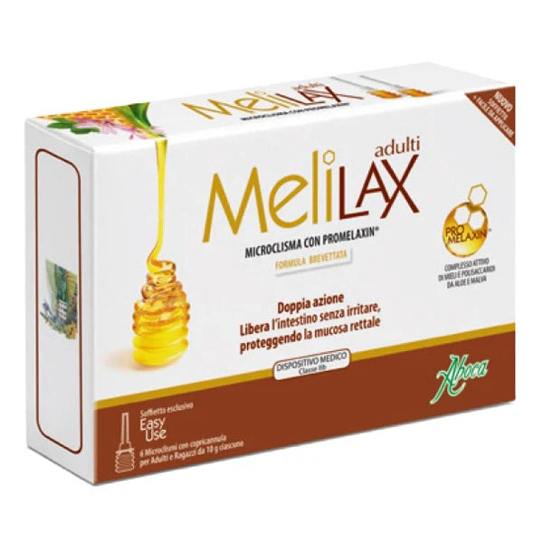 Aboca Melilax Adulti 6 Microclismi Dispositivo Medico