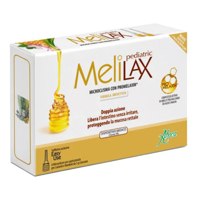 Aboca Melilax Pediatric 6 Microclismi Dispositivo Medico