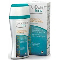 YouDerm Pelle Pura Gel Doccia 250ml, cosmetico per igiene personale