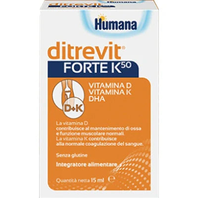 Humana Ditrevit Forte K 50 15ml Integratore