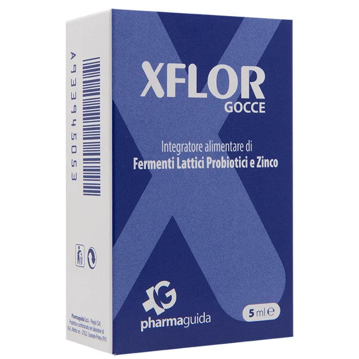 Pharmaguida Xflor Gocce 5 ml Integratore Fermenti Lattici