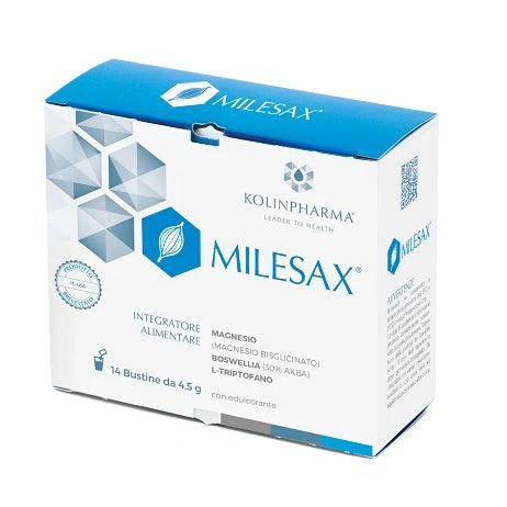 Kolinpharma Milesax Integratore Magnesio e Boswellia 14 Bustine