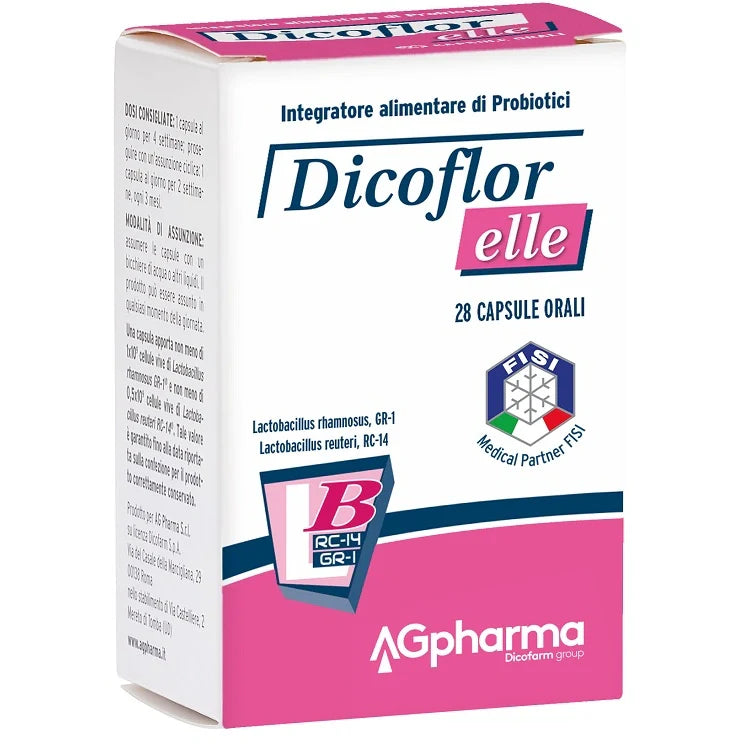 Ag Pharma Dicoflor Elle 28 capsule, integratore fermenti lattici