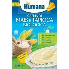 Humana Crema di Mais e Tapioca Bio 230g Alimentazione prima infanzia