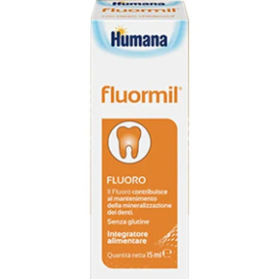 Humana Fluormil 15 ml Integratore Fluoro Salute dentale