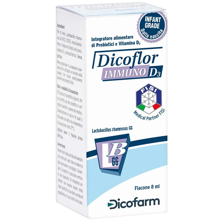Dicofarm Dicoflor Immuno D3 8 ml Integratore probiotico