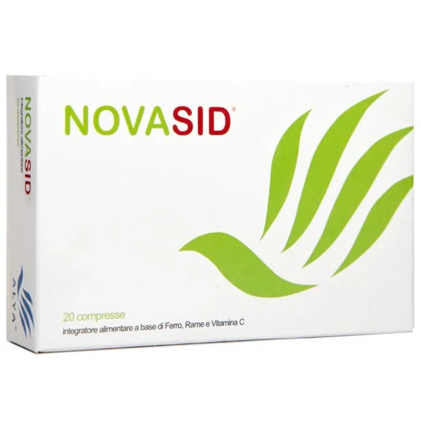 Agaton Novasid Integratore Ferro e Vitamina C 20 Compresse