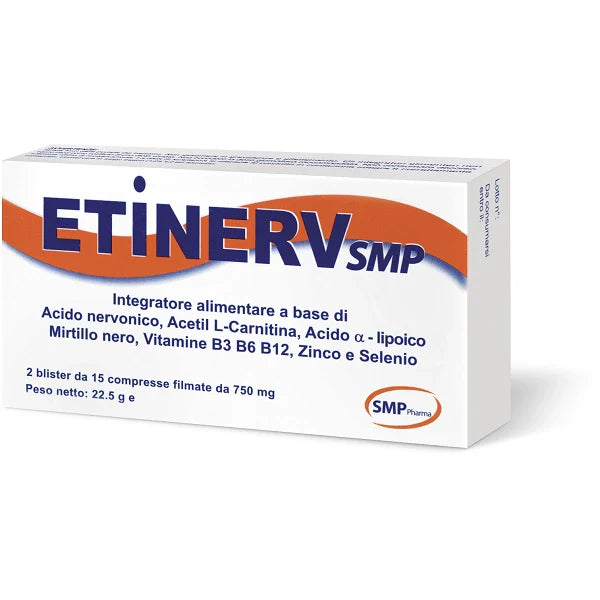 SMP Pharma Etinerv Integratore 30 Compresse, Integratori