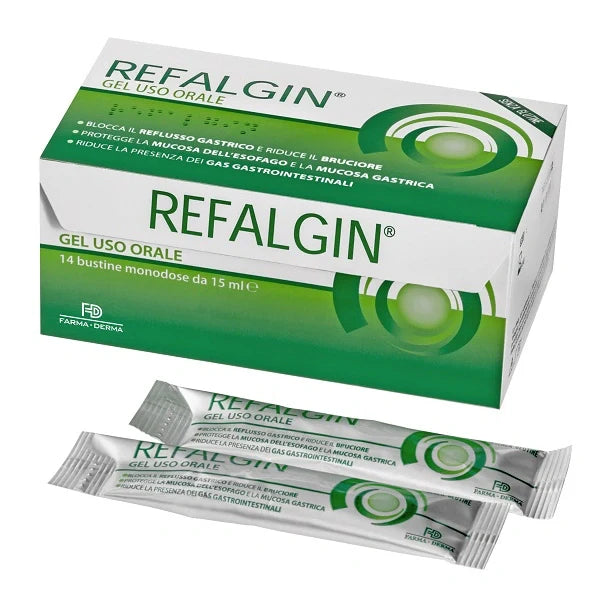 Farma-Derma Refalgin Gel Uso Orale 14 Bustine 15 ml Dispositivo Medico