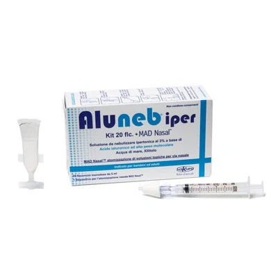 Sakura Italia Aluneb kit 20 flaconcini + MAD Nasal, Dispositivo medico per il naso
