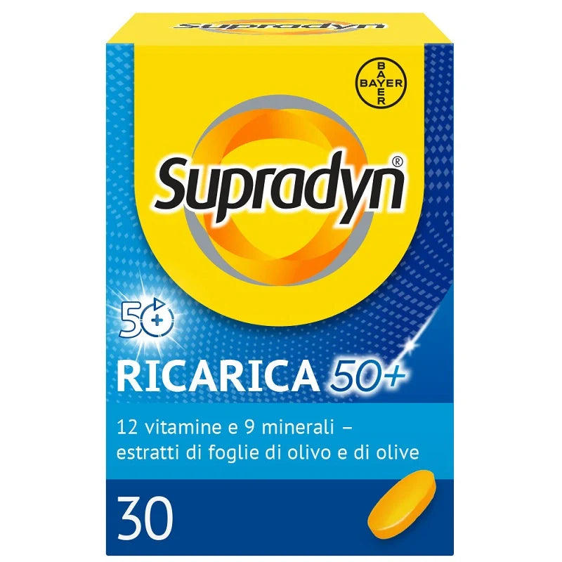 Bayer Supradyn Ricarica 50+ 30 Compresse Integratori