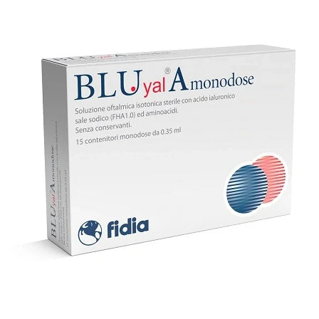 Fidia BluYal A Monodose 15 Flaconi 0,35 ml Dispositivo medico